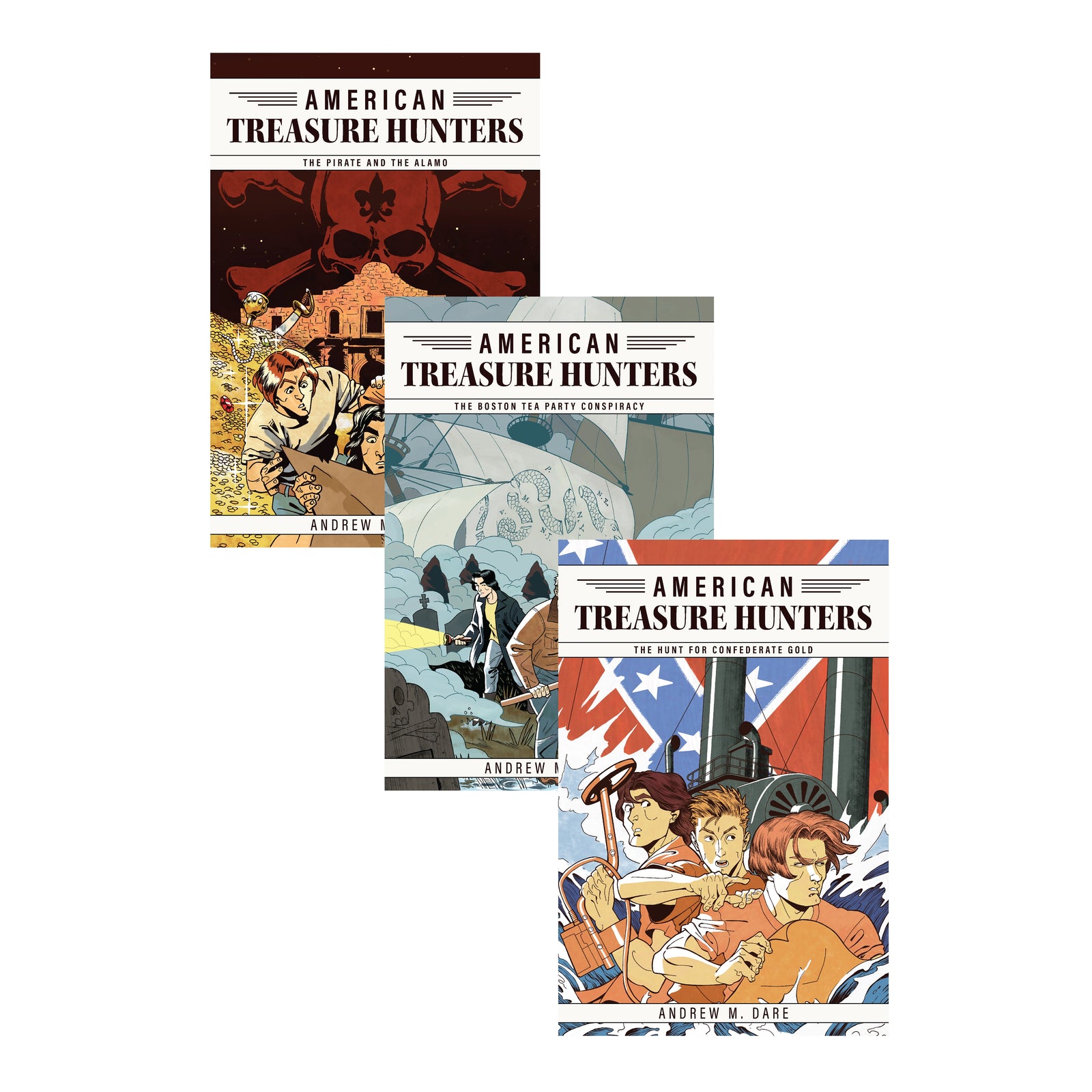 American Treasure Hunters Bundle (Books 1, 2, & 3)